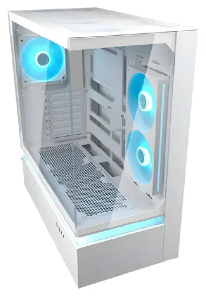 COUGAR CFV235 biela / Skriňa PC / Midi Tower / ATX / ARGB / temperované sklo (CGR-2DA4W)