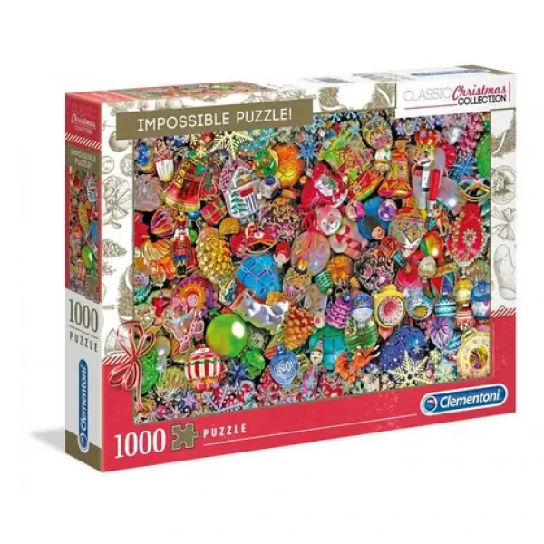 Clementoni PUZZLE Impossible: Trblietavé Vianoce