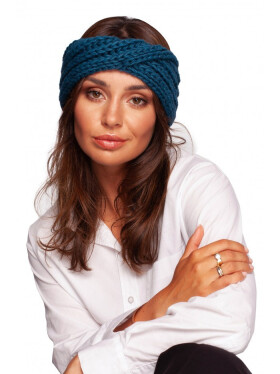 Dámska pletená čelenka BK096 Ocean blue - BeWear UNI oceán -modrá