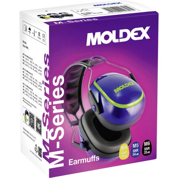 Moldex M6 613001 Mušľový chránič sluchu, 35 dB, 1 ks; 613001