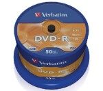 Verbatim DVD-R / 4.7 GB / 16x / Printable / 50ks cake (43744)