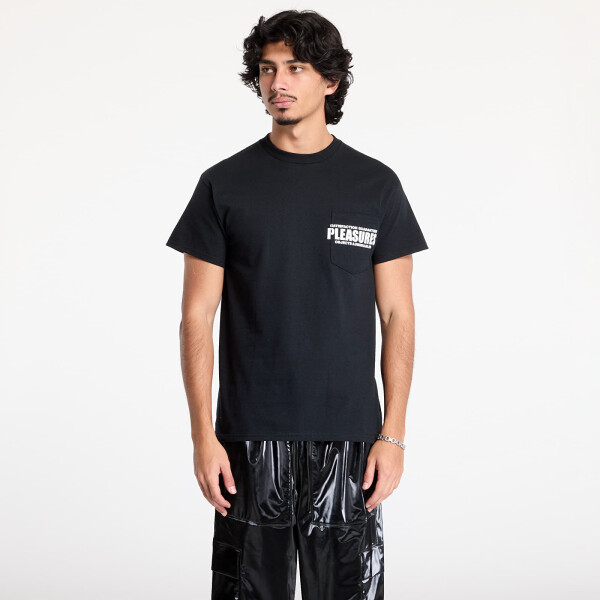 Tričko PLEASURES Staff Pocket T-Shirt Black S