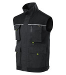 Pánska pracovná vesta Ranger ebony grey 60/62
