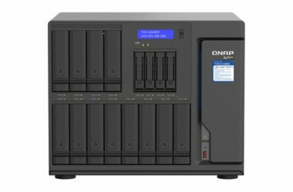 QNAP TVS-h1688X-W1250-32G / 16x HDD / Xeon W-1250 3.3 GHz / 32 GB DDR4 / 2.5 amp; 3.5 SATA / 4x2.5GLAN / 2x 10GLAN (TVS-h1688X-W1250-32G)