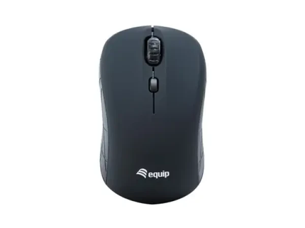 Equip cestovná bezdrôtová myš čierna / Myš / 1600 DPI / 2,4 GHz / USB nano prijímač (245108)