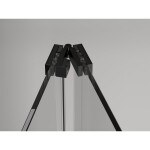 MEXEN - Exo skladacie sprchové dvere 95, transparent, čierna 816-095-000-70-00