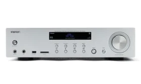 Aiwa AMU-120BTSL strieborná / AV receiver / 2.0 / 120W / USB / BT (AMU-120BTSL)