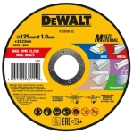 DeWalt DT20595 / Rezný kotúč na nerezovú oceľ / Priemer 125 x 22.23 mm / Šírka 1.0 mm (DT20595)