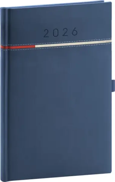 NOTIQUE Týždenný diár Tomy 2026, modro-červený, 15 x 21 cm (PGD-TA5TO-6716)