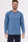 Pyžamo Cornette 138/49 long/r S-2XL tmavě modrá L