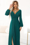 Dámske šaty 572-4 NELA - NUMOCO Zelená XXXL