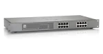 LevelOne FEP-1612 / Switch / 16x FE PoE + / 120W PoE / kovové prevedenie / 19" (FEP-1612W120)
