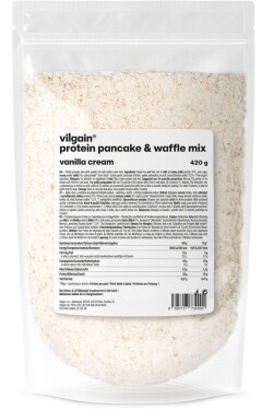 Vilgain Protein Pancake & Waffle Mix – 3× Vanilkový krém 420 g