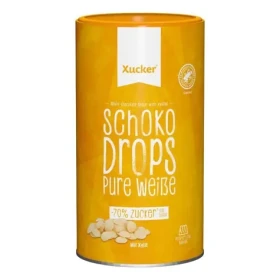 Biele čokoládové kvapky - Xucker (biela čokoláda, 200 g) (37564-1-200g)