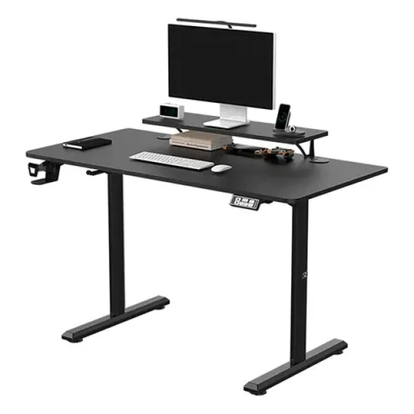 Ultradesk HIGHLANDER čierna / Pracovný elektricky nastaviteľný stôl / 120 x 60 x 72-117 cm (UDESK-HG-BB)
