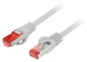 Lanberg CAT6 S-FTP sivá / Patch kábel / 2 m / AWG 26/7 / LSZH / Meď (PCF6-10CU-0200-S)