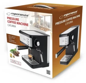 Esperanza EKC011 čierna / Kávovar / 850 W / 1,8 L / 20 bar / napeňovač mlieka (EKC011)