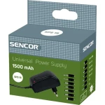 Sencor SPS 15 Univerzálny napájací zdroj 1500 mA / 7 koncoviek (8590669135769)