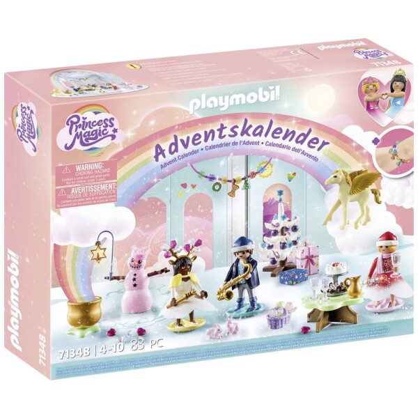 Playmobil Princess 71348 Adventný kalendár Vianoce pod dúhou