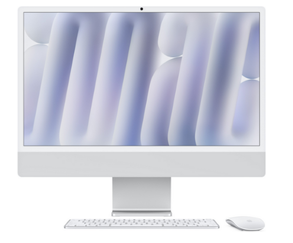Apple iMac24" Silver/M4-10C-CPU,10C-GPU/16GB/1TB SSD/Key-ID-Deutsch/MM2/1GB Ethernet