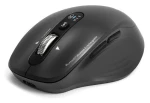 PORT CONNECT Business Office Collection čierna / Bezdrôtová nabíjacia myš / Bluetooth 2.4 GHz / FreeWheel / 3200 DPI (910202)