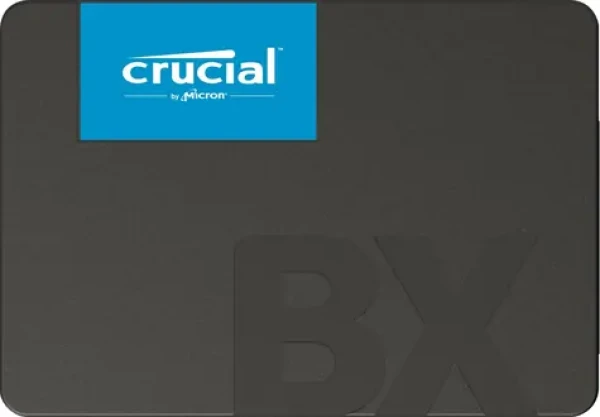 Crucial BX500 500GB / 2.5 SATA III / 3D NAND QLC / R: 550MBps / W: 500MBps / MTBF 1.5mh / 3y (CT500BX500SSD1)