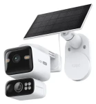 TP-LINK Tapo C645D Kit / Vonkajšia IP kamera solárny panel / Duálny objektív 2K / Pan/Tilt / IP65 / Wi-Fi (Tapo C645D KIT)