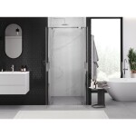 MEXEN - Exo sprchové dvere krídlové110, transparent, chróm 8182-110-000-01-00