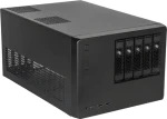 Silverstone SST-CS351B čierna / NAS skriňa / µATX / 5x 3,5 "/2,5" disk / SAS-12G a SATA-6G (SST-CS351B)