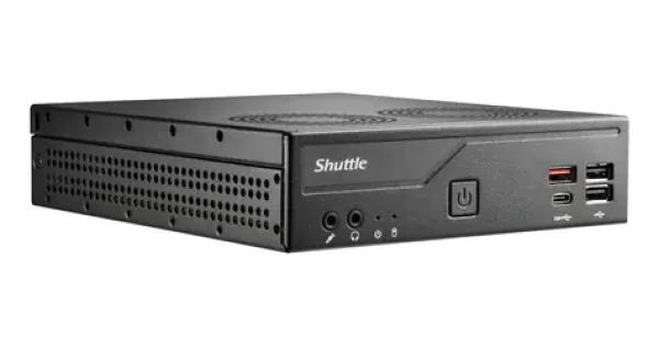 Shuttle XPC slim DH810 čierna / Barebone / LGA1851 (Arrow Lake-S) / 2x SO-DIMM DDR5 / M.2 NVMe + SATA 2,5" / 2x LAN (PIB-DH810001)