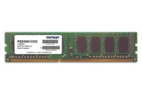 Patriot 8GB (1x8GB) 1333MHz / DIMM / DDR3 / CL9 / Non-ECC / Unbuffered / 1.5V (PSD38G13332)