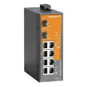 Weidmüller IE-SW-EL10-8GTPOE-2GESFP priemyselný ethernetový switch 10 / 100 / 1000 MBit/s funkcia PoE; 2682410000