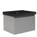 Kúpeľňová skrinka s umývadlom Naturel Savona 78x43x45 cm šedá mat SAVONA80GMU1B SAVONA80GMU1B
