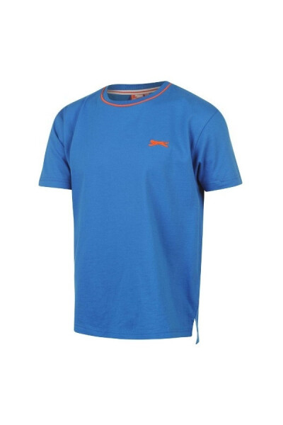 Slazenger T Shirt Junior Blue - Modrá - Slazenger 11/12