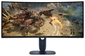 34" DELL AW3425DWM Alienware curved čierna / LED / 3440x1440 / 21:9 / 2ms / VA / 3000:1 / 400cd-m2 / 2x HDMI+DP (210-BQWL)