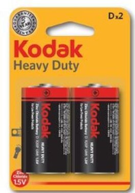 Kodak HEAVY DUTY zinkovo-chloridovej batérie D/2ks/blister (30946385)