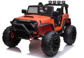 Mamido Elektrické autíčko Jeep Brothers oranžové 24V 2x200W