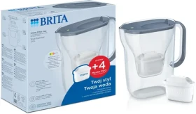 Brita Style Essential grafitová / Filtračná kanvica / objem 2,4 l / 4X filter MAXTRA PRO (1059259)