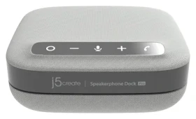 J5create USB-C Dual 4K Speakerphone Pro Dock / Dokovacia stanica / 2x HDMI 4K / RJ-45 / reproduktor a mikrofón (JCDS337-N)