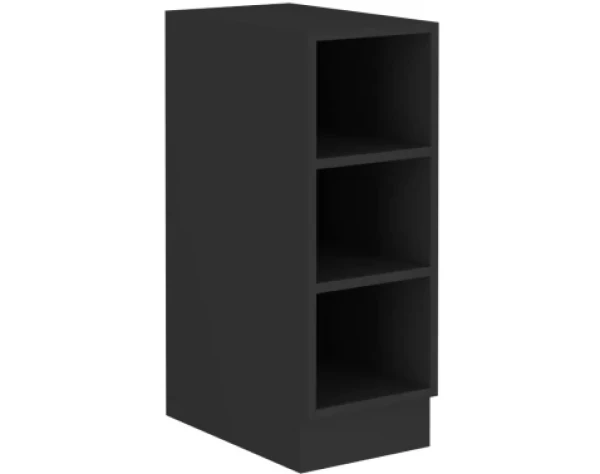 Dolný kuchynský regál Arona, 30 cm, čierny%