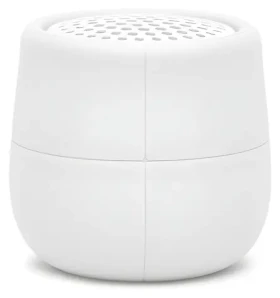 Lexon Mino X biela / Prenosný reproduktor / 3 W / IPX7 / Bluetooth 5.0 / TWS (LA120MW)
