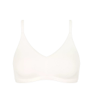 Sloggi GO Daily Cotton - mäkká organická podprsenka pre každodenné pohodlie Sloggi SILK WHITE XL