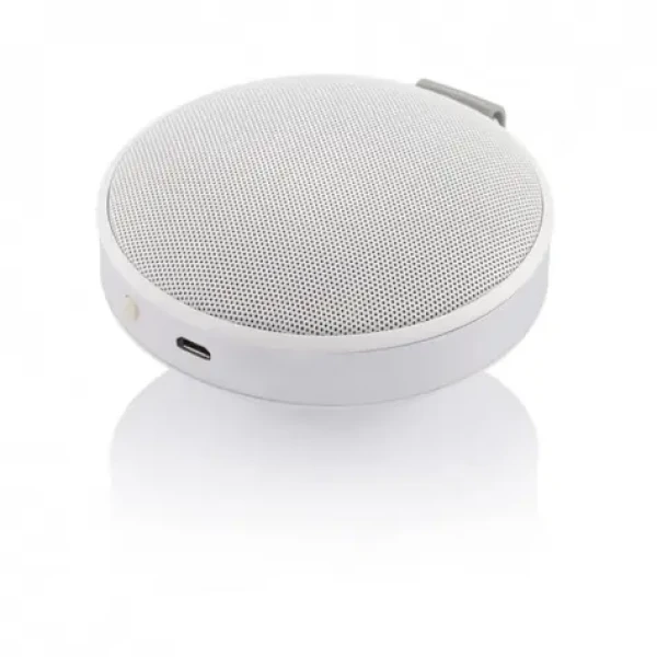 XD Design Bezdrôtový reproduktor Notos biela / 3W / BT 4.1 / 500mAh (P326.833)