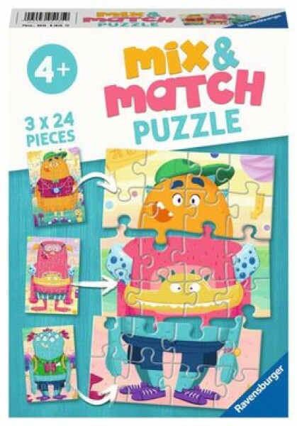 Ravensburger Mix amp; Match Puzzle Legrační príšera