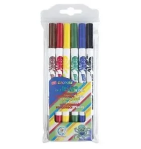 Easy Colours / Fixy / obojstranné / 6 farieb / vyprateľné (5901180318822)