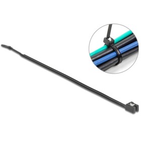 Delock 19468, sťahovacie pásky, čierna, 50 ks; 19468