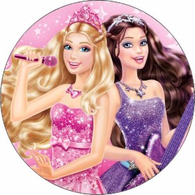 Jedlý papier Barbie popová hviezda 19,5 cm - Pictu Hap - Pictu Hap