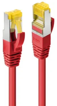 Lindy Cat7 S/FTP červená / Patch kábel / LSZH / 3 m / 600 MHz (47295)