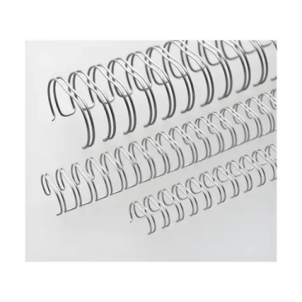 EuroSupplies Kovové chrbty (3/1") 9,5 mm strieborné / Chrbty / pre 51-65 listov 80 g papiera / 100 ks