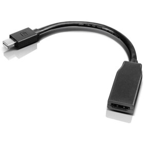 Lenovo 0B47089 Mini-DisplayPort / HDMI adaptér [1x mini DisplayPort zástrčka - 1x HDMI zásuvka] čierna; 0B47089